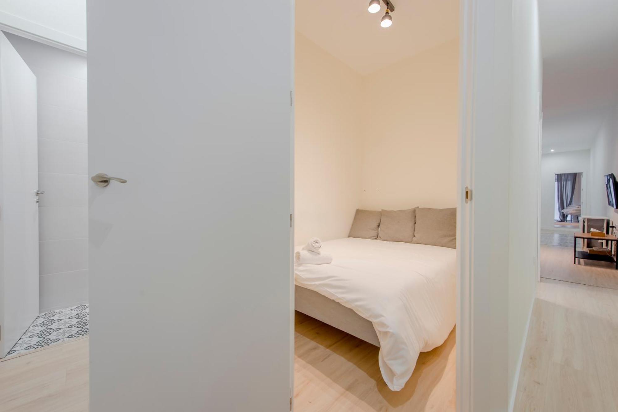 马德里Nuevo Apt Para 7 Pax En Malasana - Gran Via E1公寓 外观 照片