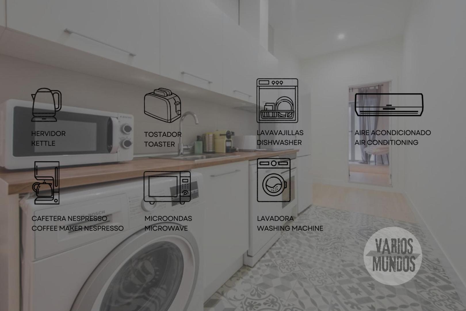 马德里Nuevo Apt Para 7 Pax En Malasana - Gran Via E1公寓 外观 照片